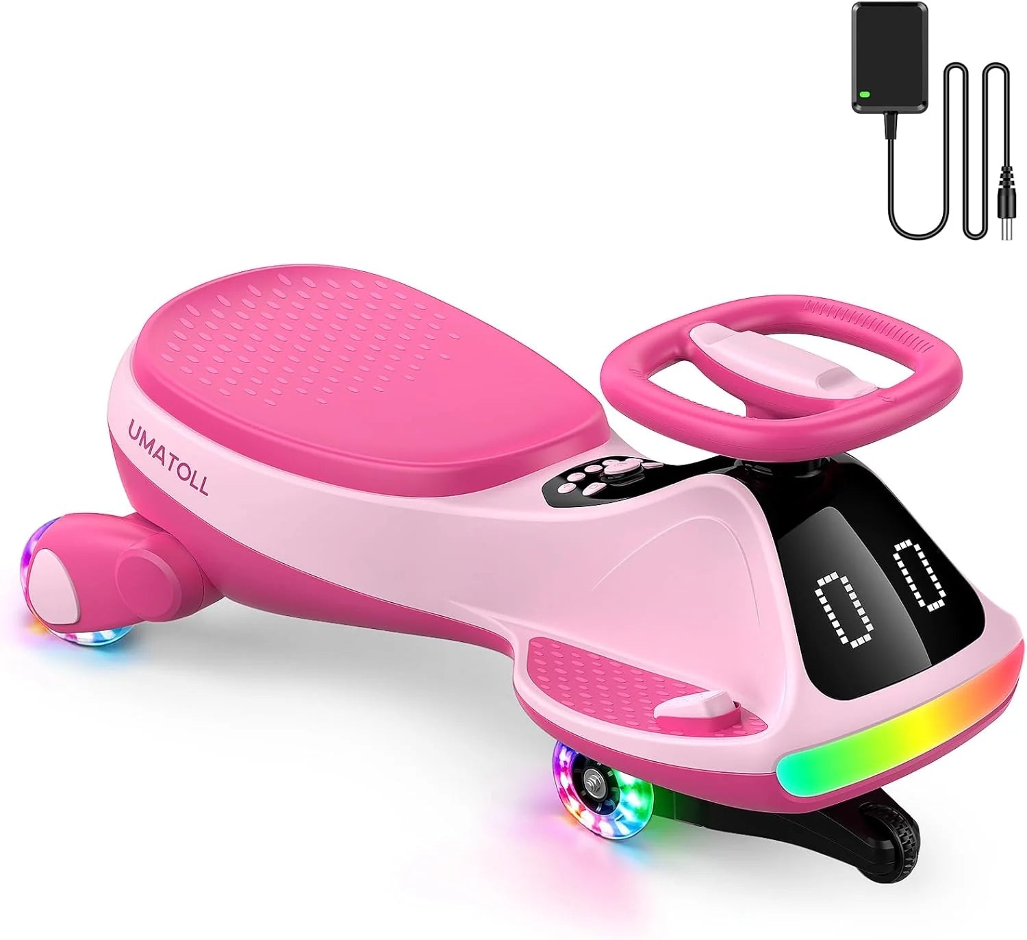 🎉LAST DAY – 50% Off!⏰️ 12V Electric Wiggle Car for Kids 3+ | Pedal & Rechargeable Ride-On Toy