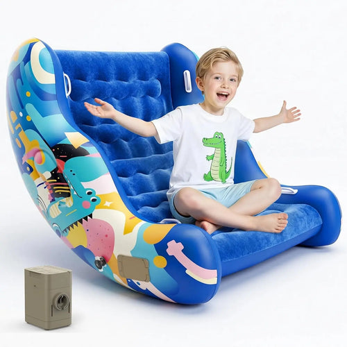 Rocking Sensory Chair for Kids Baby Inflatable Air Cloud Rocker Sofa