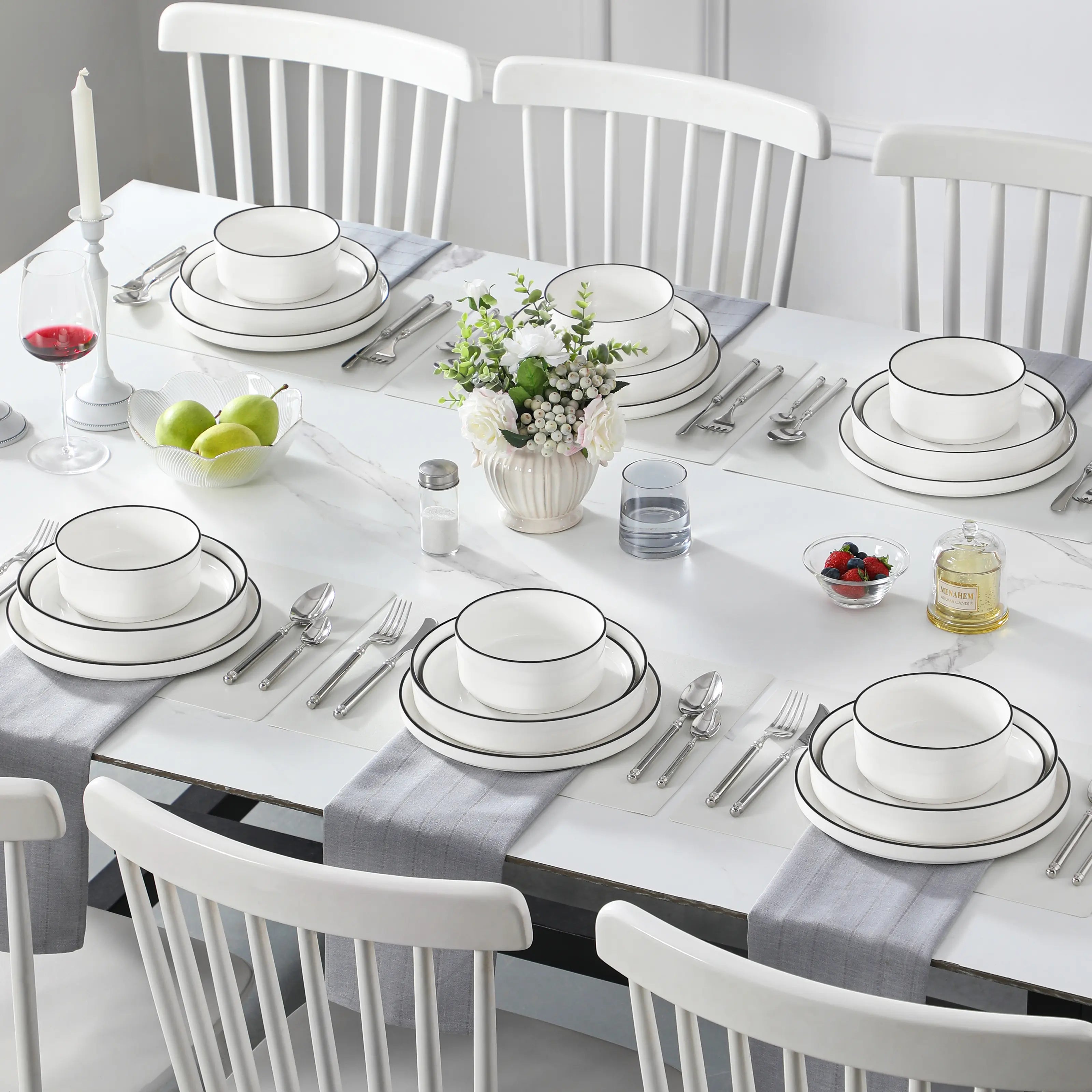 Porcelain Dinnerware Set