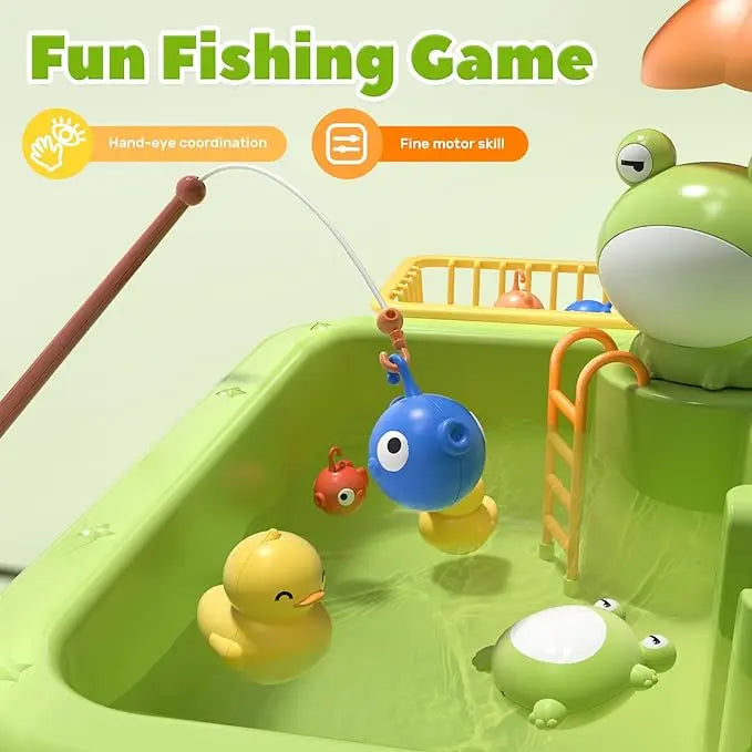 Play Sink with Running Water, Kitchen Sink Toys with Upgraded Electric Faucet